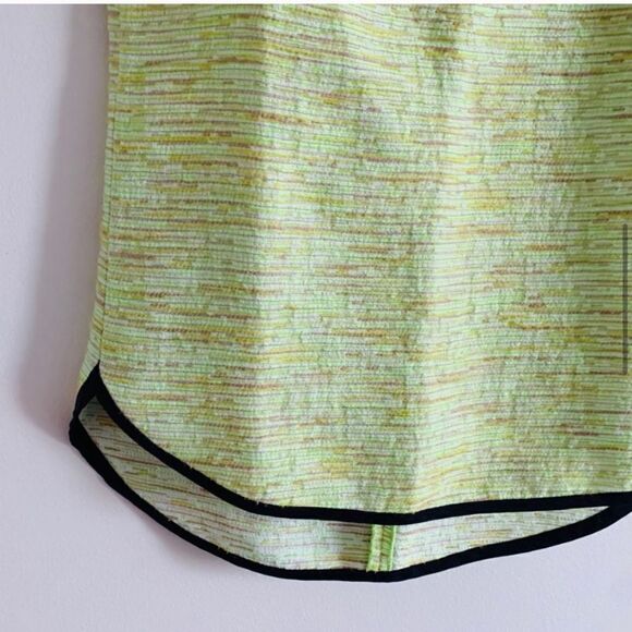 Wilfred Aritzia Palais Neon Green Yellow Textured T-Shirt Top - Picture 6 of 15